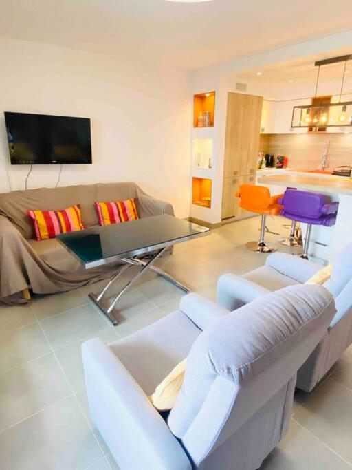 Luxueux T3 Piscine Et Vue Somptueuse Apartment Sete Exterior photo